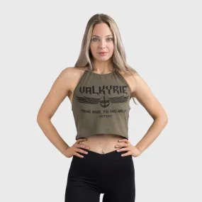 Crop Top, Valkyrie, Green