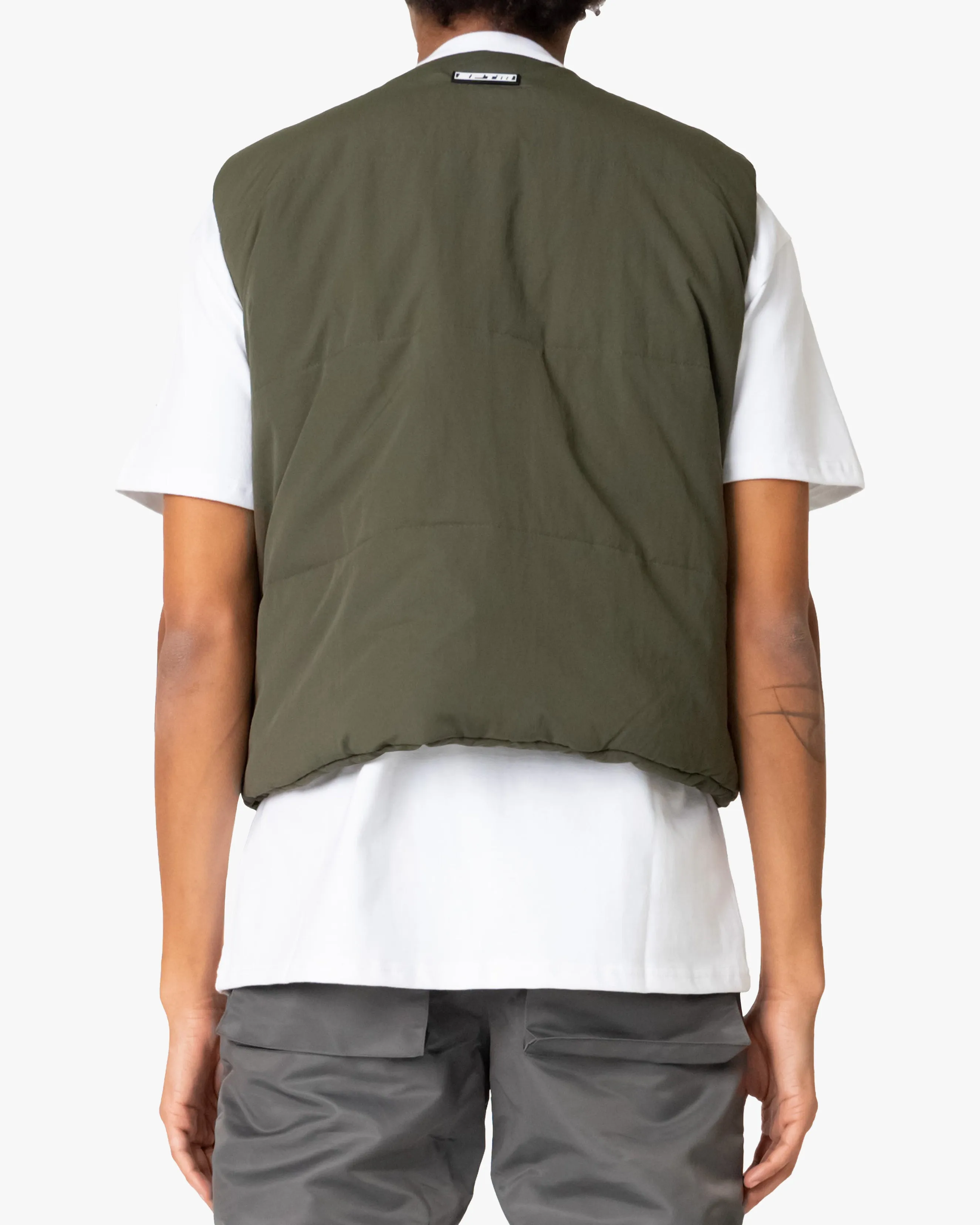 EPTM SHADOW PUFFER VEST-OLIVE