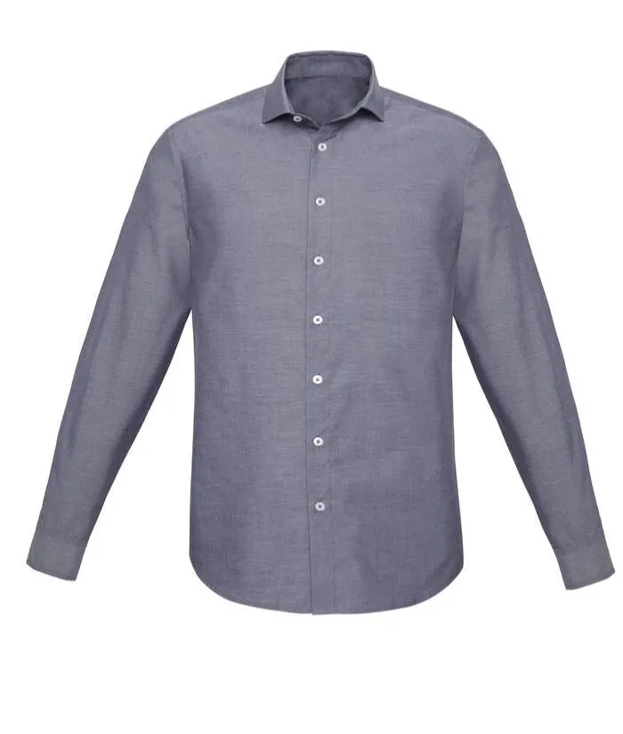 Mens Charlie Slim Fit Chambray Shirt