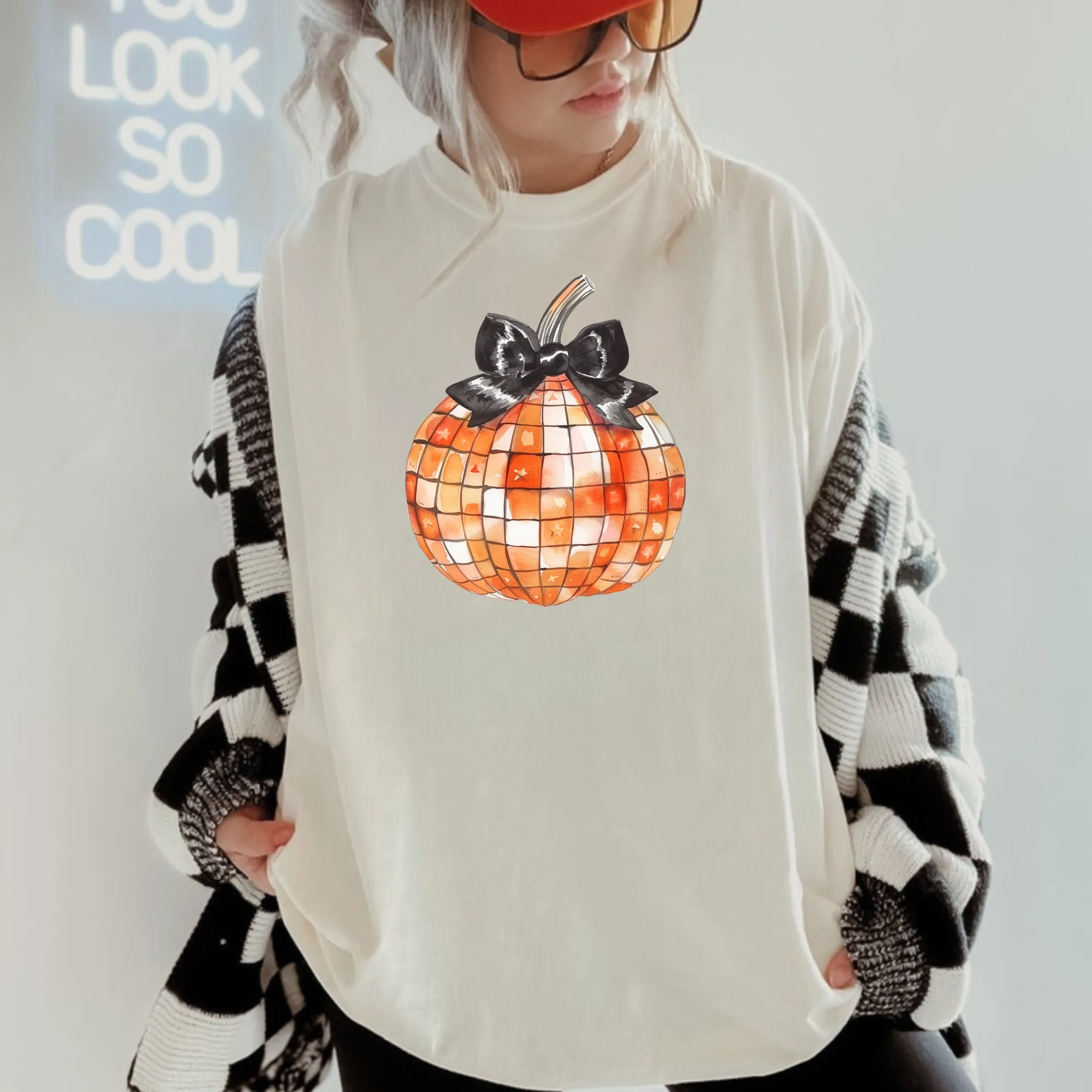 Pumpkin Disco Ball Shirt