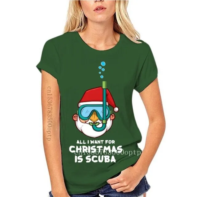 Scuba diving T-Shirt for Women | All I want for Christmas is Scuba