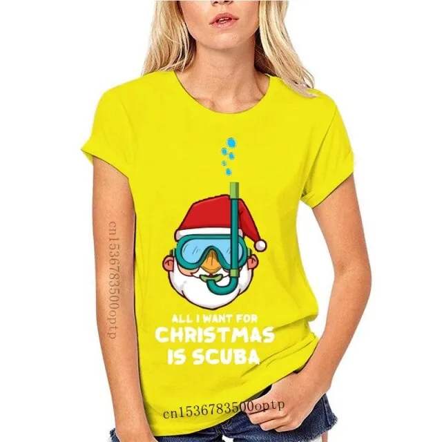 Scuba diving T-Shirt for Women | All I want for Christmas is Scuba