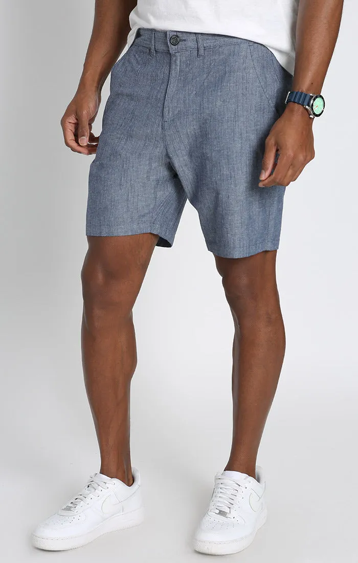 Stretch Chambray Short