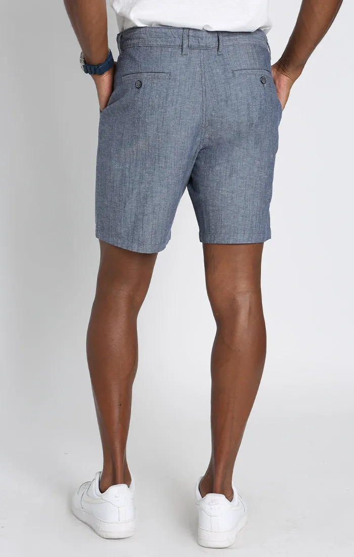 Stretch Chambray Short