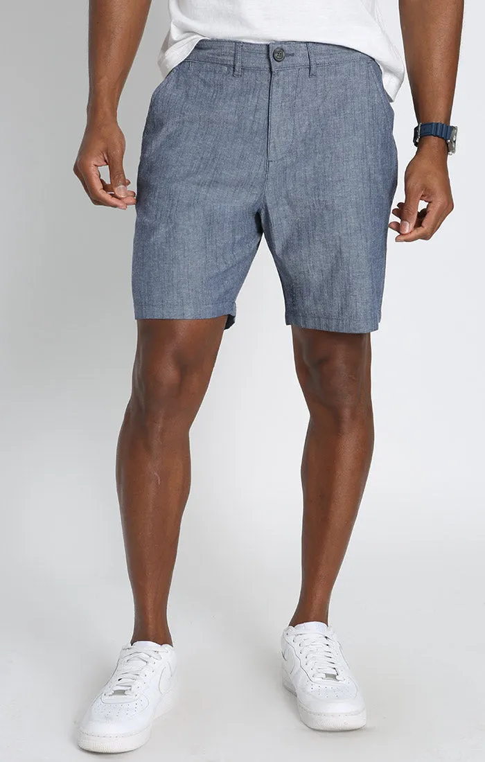 Stretch Chambray Short