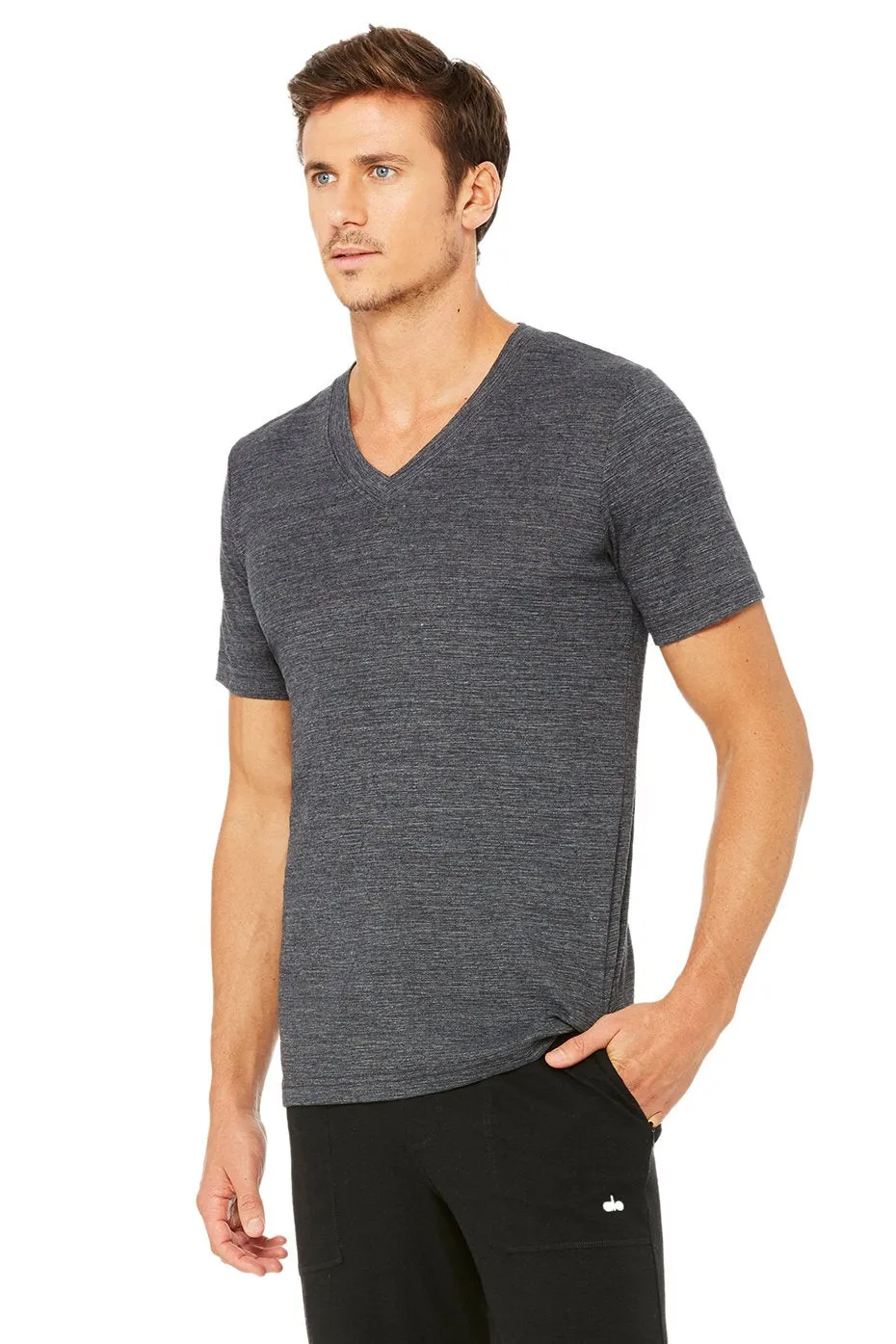 Triumph V-Neck Tee - Black Performance Blend